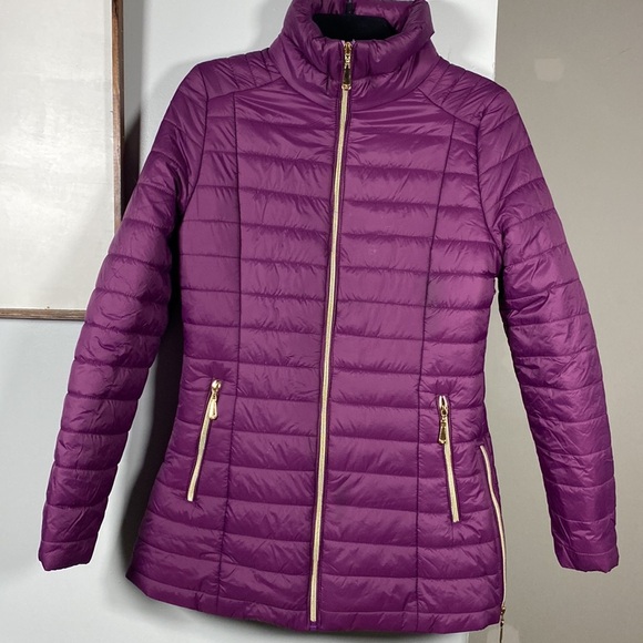 White Mark Plum Puffer Jacket Small - Picture 8 of 12